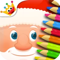 Coloring book Christmas Games